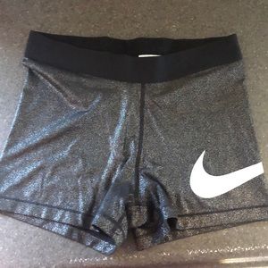 Nike DriFit sparkle shorts